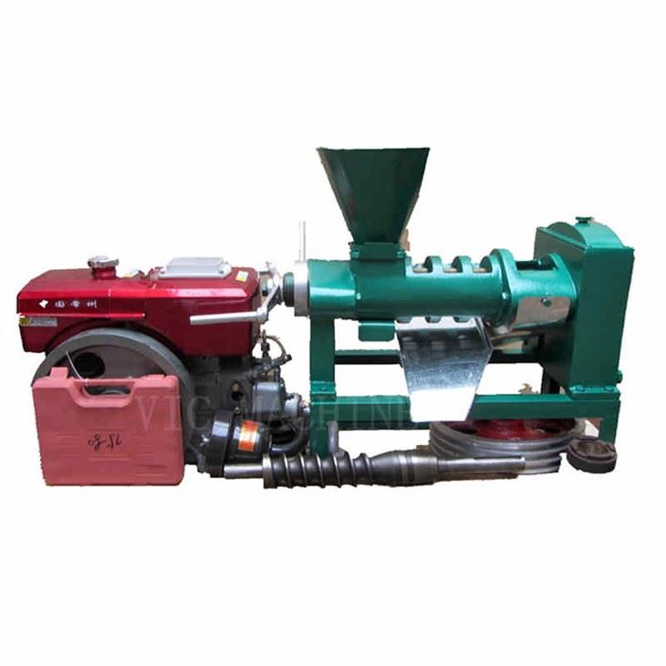 6YL-68 oil press machine with diesel driven